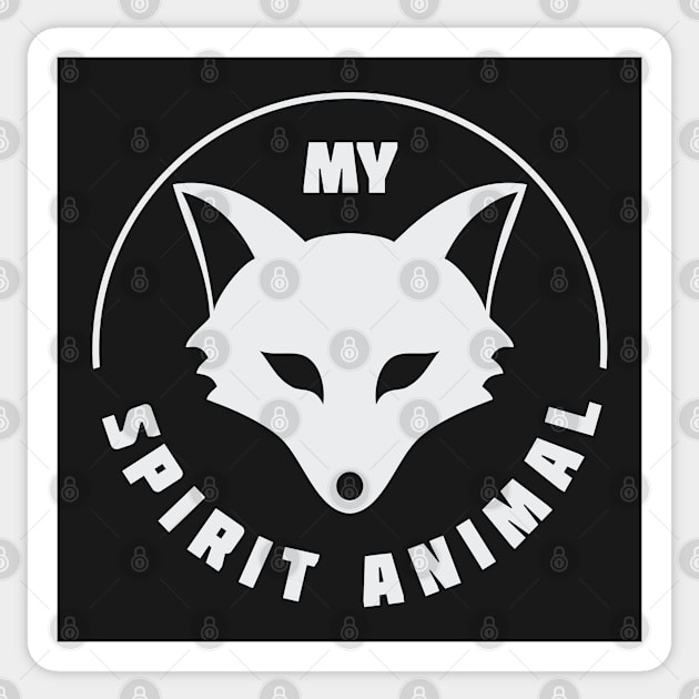 Animal Spirit Wolf Sticker by Toogoo